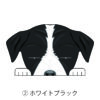 犬　イラスト　ステッカー　ジャックラッセルテリア　ブロークンコート　ホワイトブラック