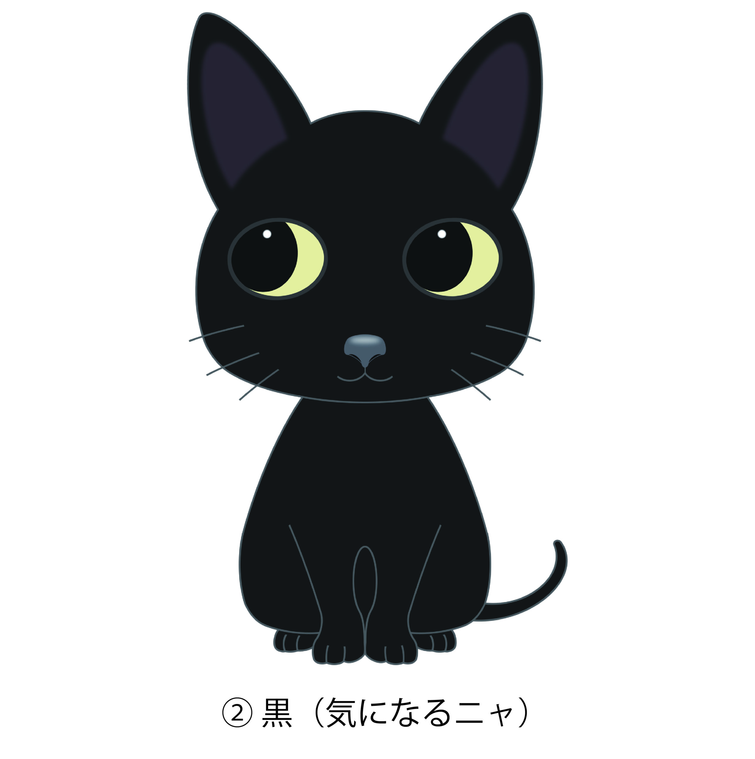 高品質】 猫 ステッカー 車 窓ガラス カーステッカー 防水 黒猫 6.5×14cm