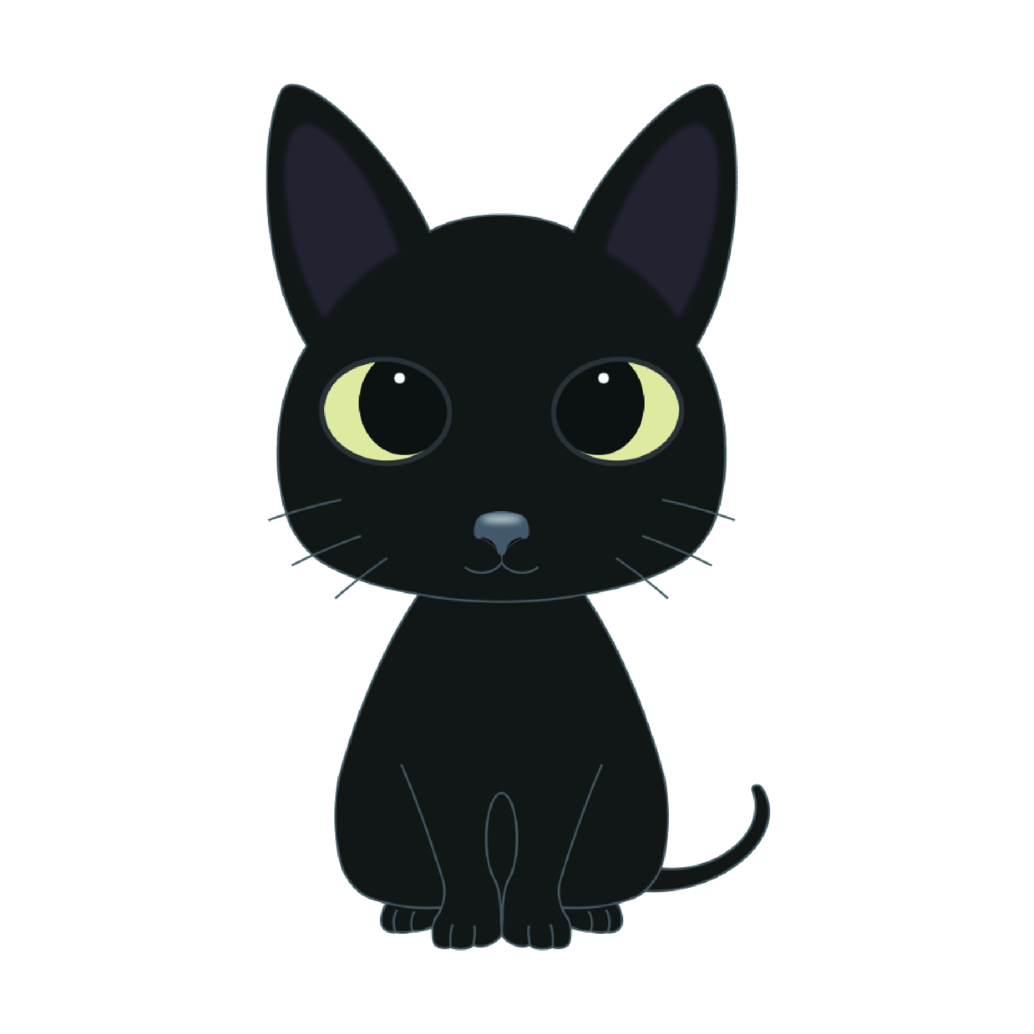 最大91％オフ！ カーステッカー デカール ユニークステッカー かわいいくろねこさん 黒猫